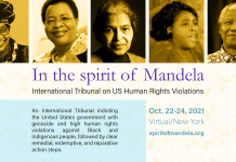 In the Spirit of Mandela: International Tribunal on U.S. Human Rights Violations Against People of Color
