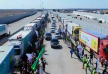 Gaza Aid Trucks Line Up at Rafah Crossing; Students Protest Militarization of Asia; Mildred Aristide Speaks Out on Haiti