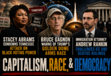 Stacey Abrams Condemns Tennessee Attack on Black Voting Power; Bruce Gagnon Warns of Trump’s “Golden Dome” Arms Race; Immigration Attorney Andrew Rankin Challenges ICE and SCOTUS Rulings